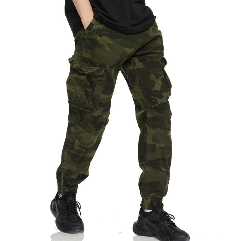 European And American Style Men's Workwear Camouflage Pants