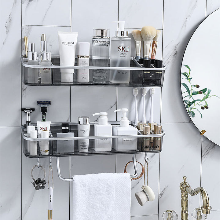 Luxury Wall-Mounted Bathroom Shelf and Towel Rack