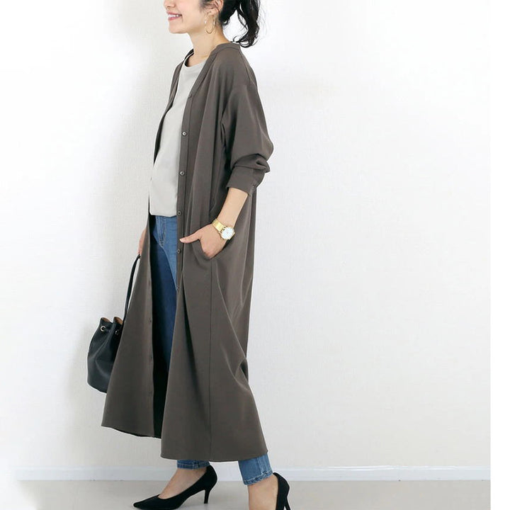 Autumn Winter Shirt Bottoming Dress Women's