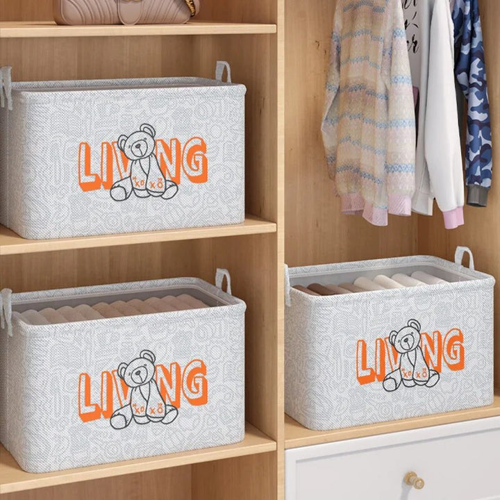 Foldable Clothes and Miscellaneous Storage Basket