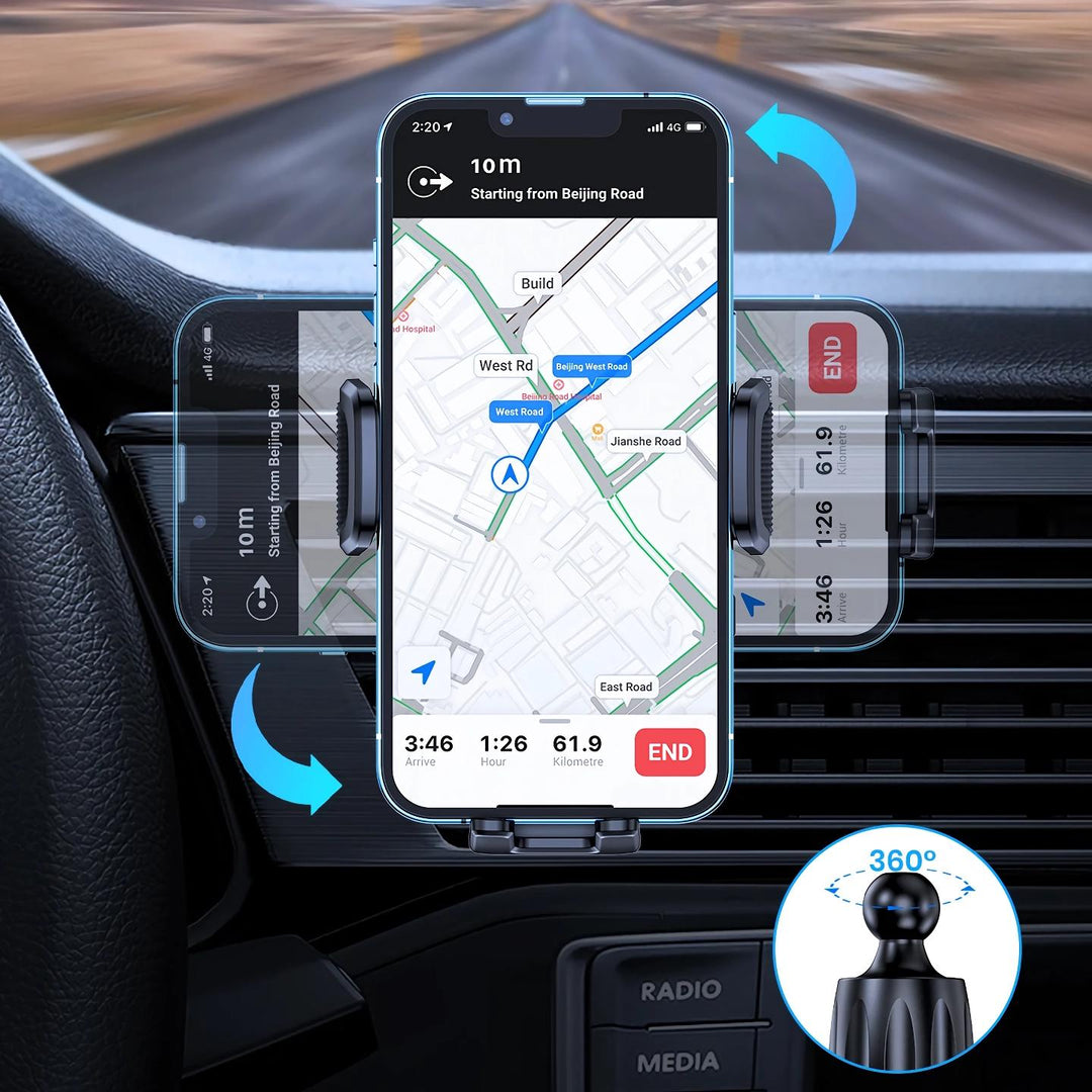 Air Vent Car Phone Mount for Hands-Free Driving