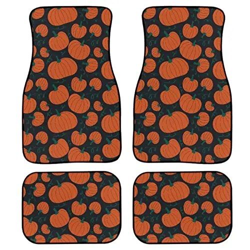 Red Rose Printed All-Weather Car Floor Mats (Set of 4)