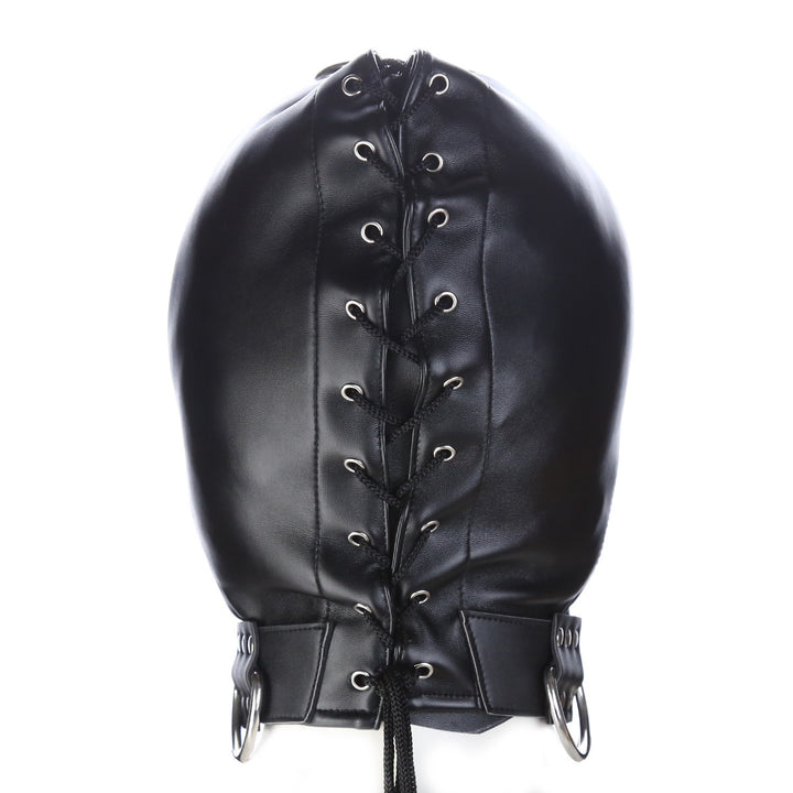 Appearance  Mouth Zip Leather Hood