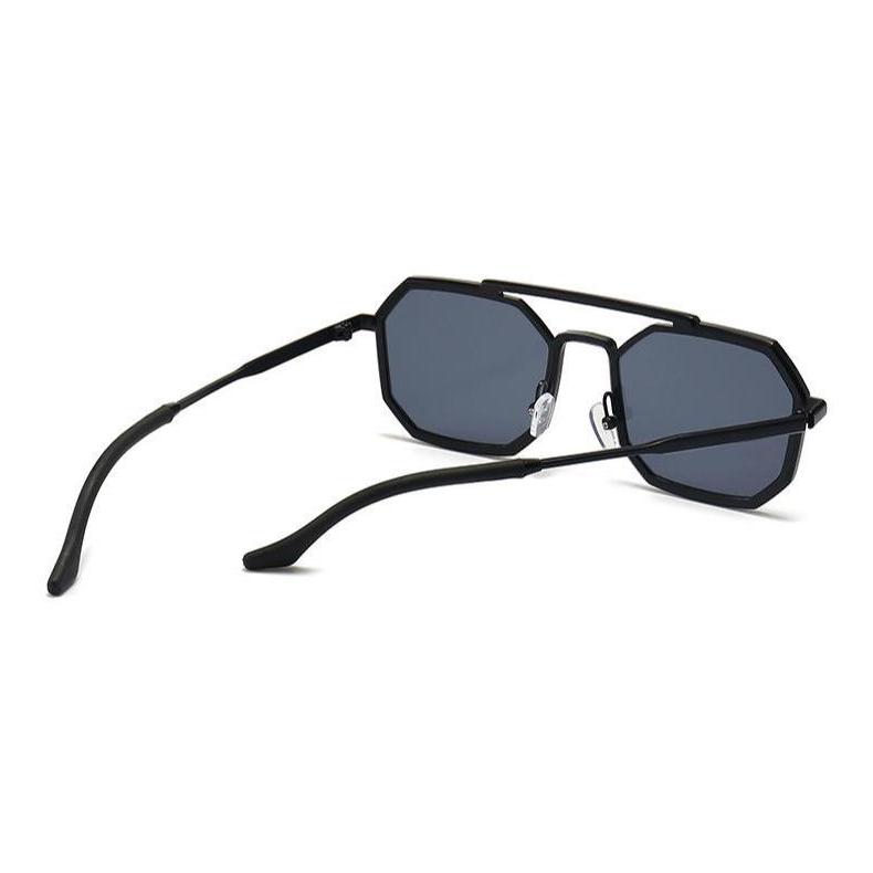 Luxury Polygonal Double Bridge Sunglasses for Men & Women