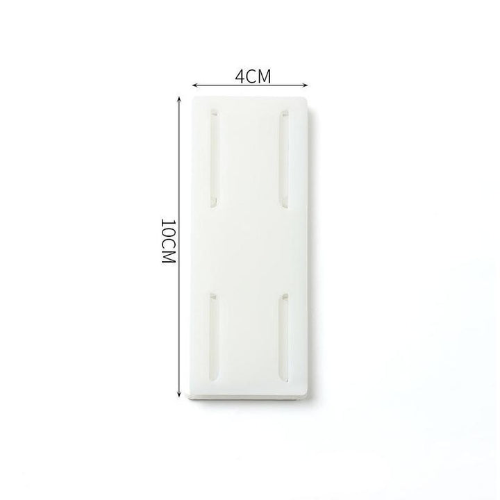 Seamless Wall-Mounted Power Strip and Cable Organizer