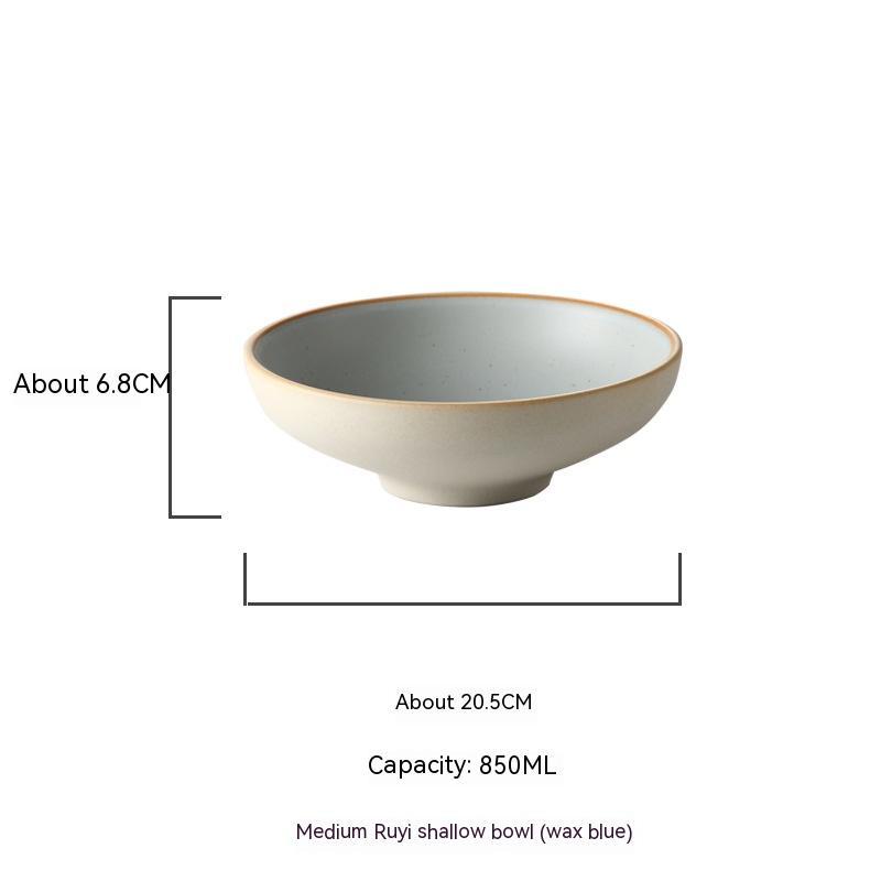 Noodle Bowl Ramen Bowl Fashion Beautiful Ceramic Bowl Restaurant Tableware Set Cross The Bridge Noodle Big Bowl