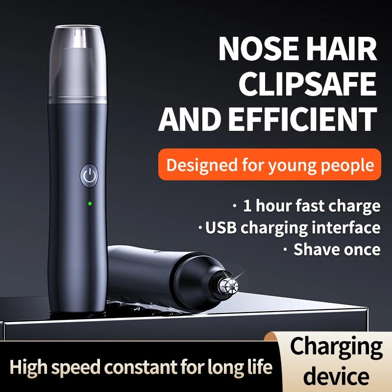 Rechargeable Electric Nose and Ear Hair Trimmer