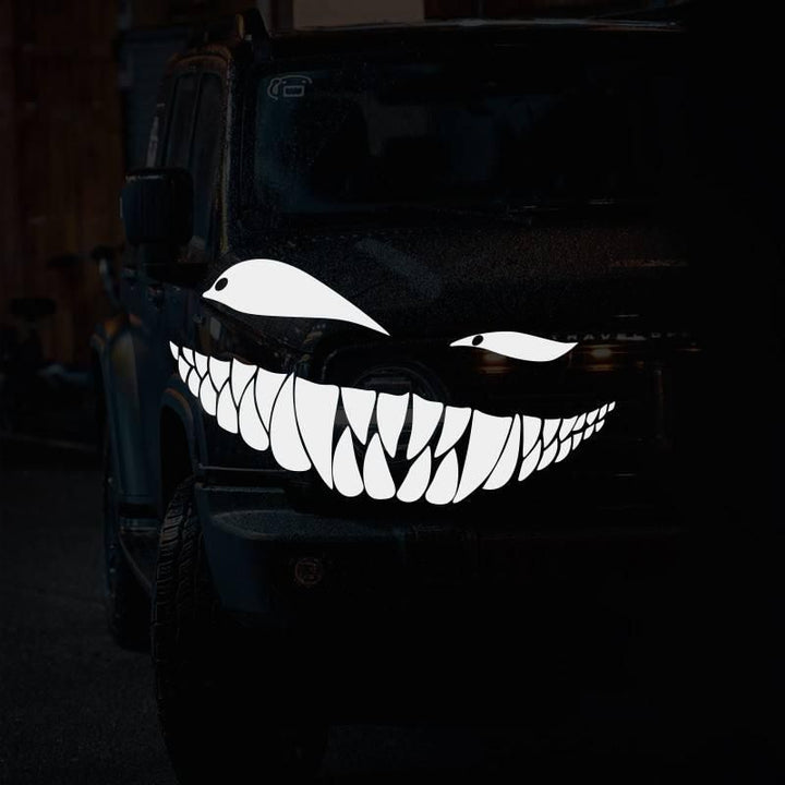 Whimsical Wink & Smirk Car Stickers