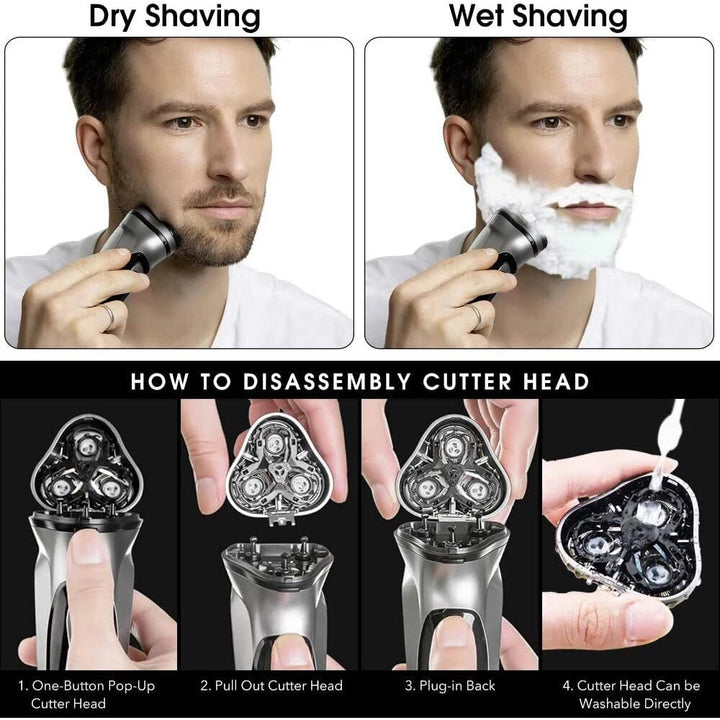 Electric Face Shaver Razor for Men