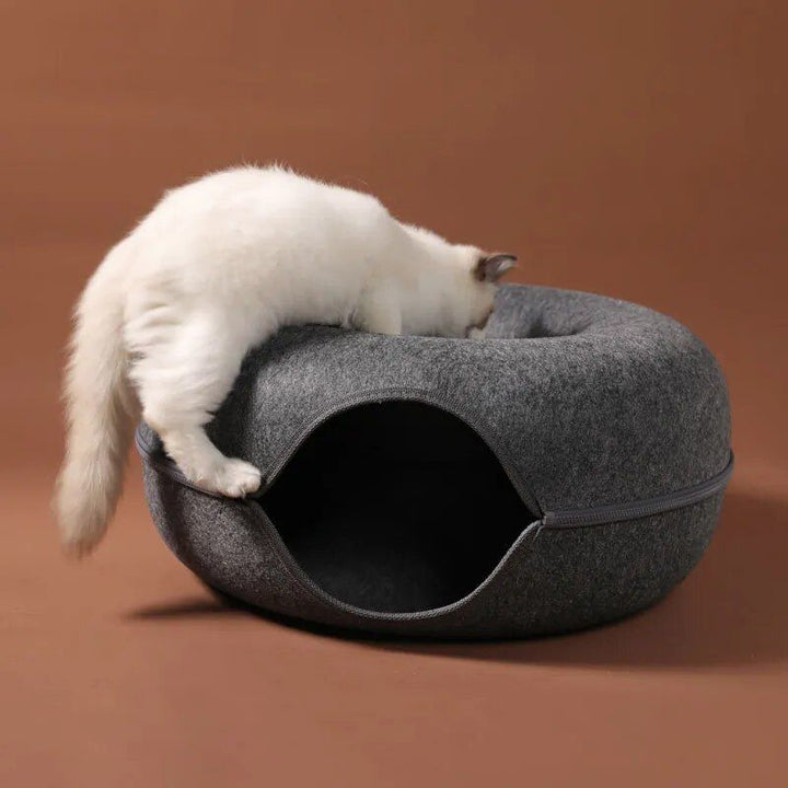 Donut Cat Bed for 2 Cats