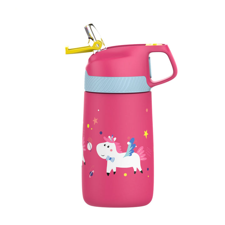 Children's Vacuum Insulated Water Bottle with Straw