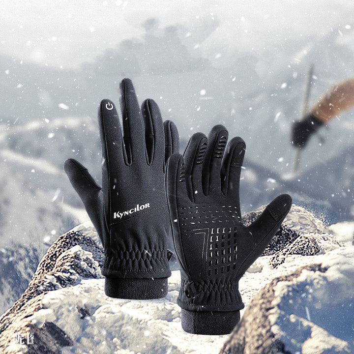 Anti Splash Thickened Ski Touch Screen Gloves