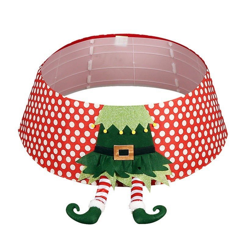 Christmas Red White Polka Dot Tree Skirt