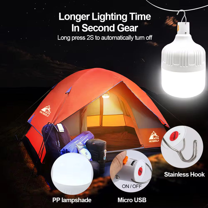 USB Rechargeable LED Camping Light