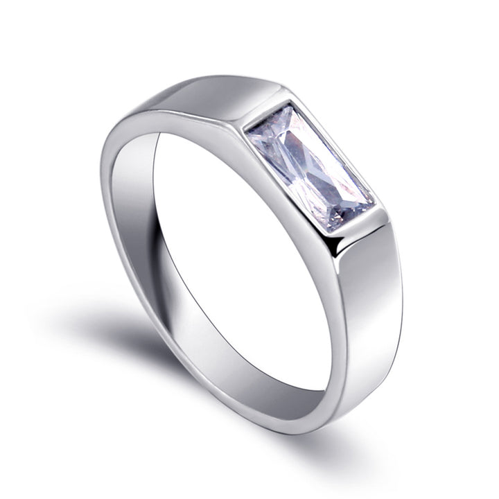 Men's Simple Fashion Personality Sterling Silver Ring