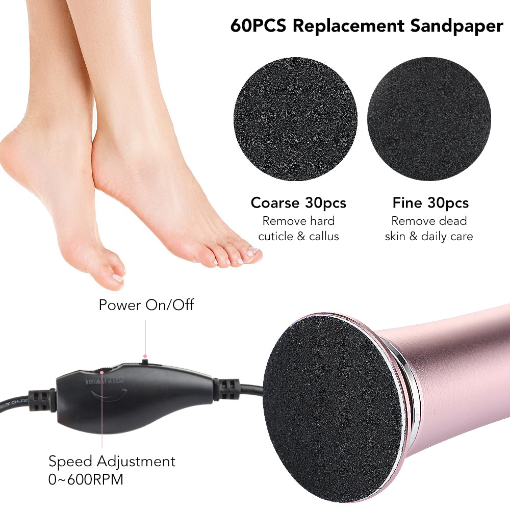 Rechargeable Electric Foot File Pedicure Machine