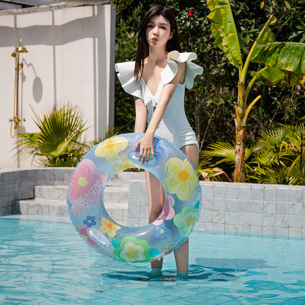 Multi-Size Inflatable Swim Ring