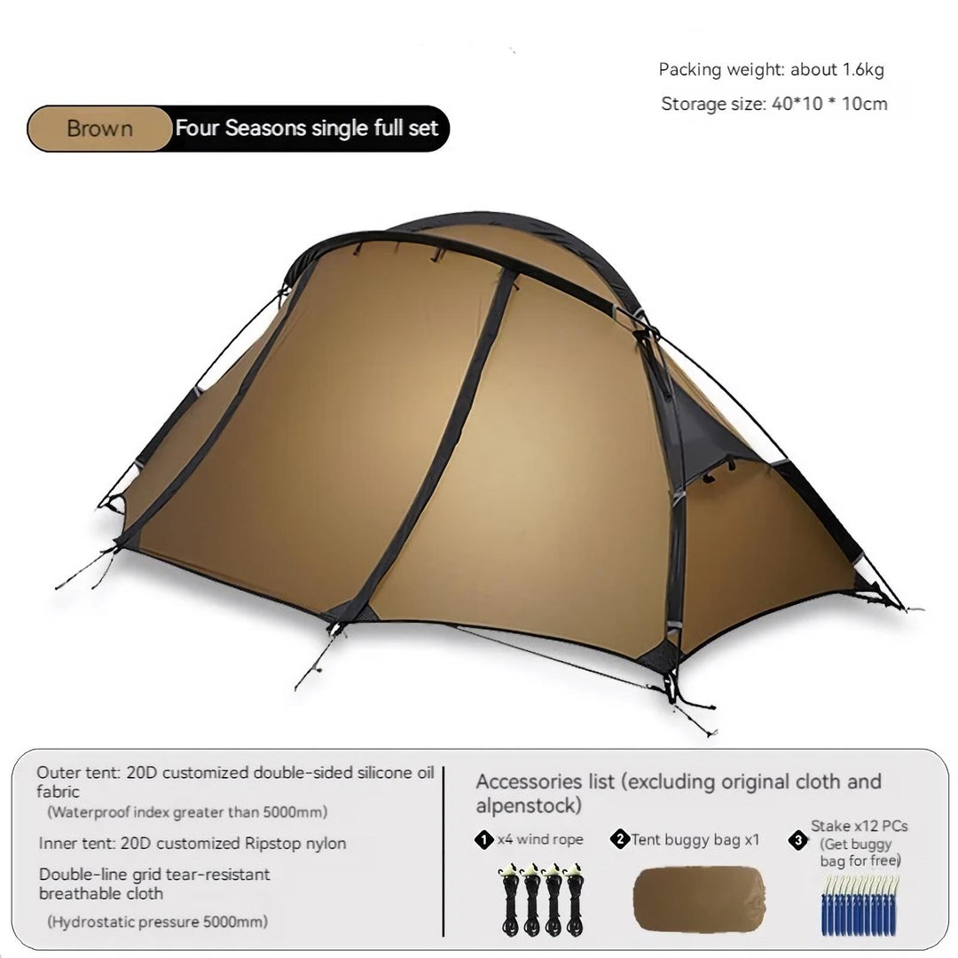 Ultra-Lightweight 1-Person Camping Tent