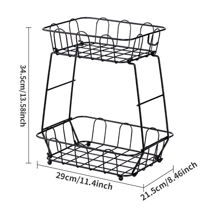 Iron Art Snack Fruit Basket Storage Basket Minimalist