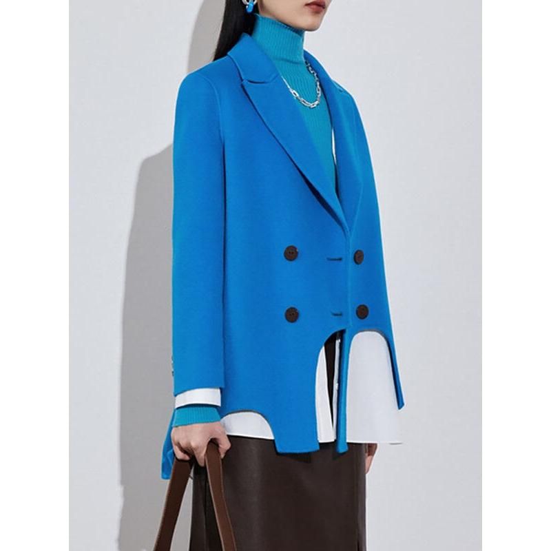 Women's Chic Notched Collar Jacket