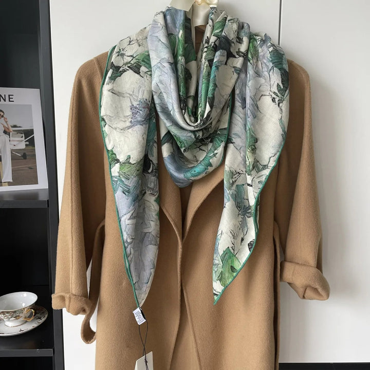 Luxury Silk Cashmere Scarf