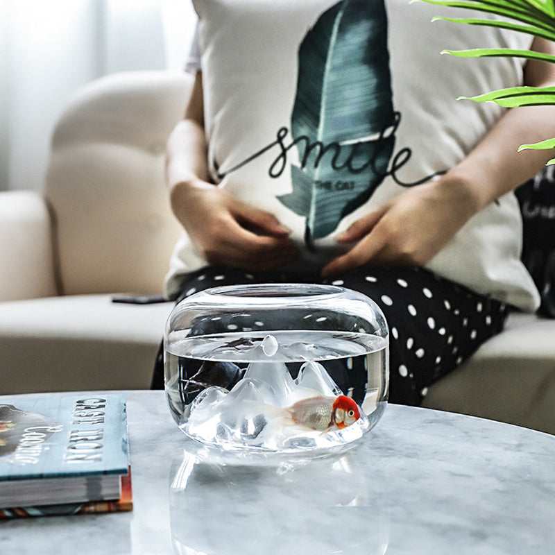 Mini Glass Fish Bowl