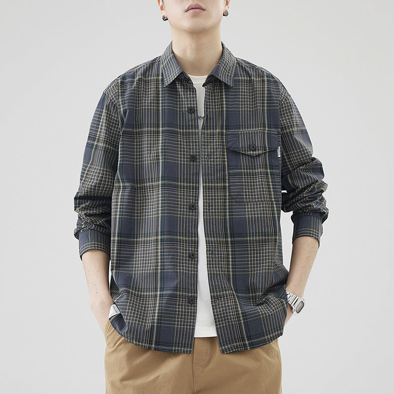 Fashion Personality Men's Loose Shirt Coat