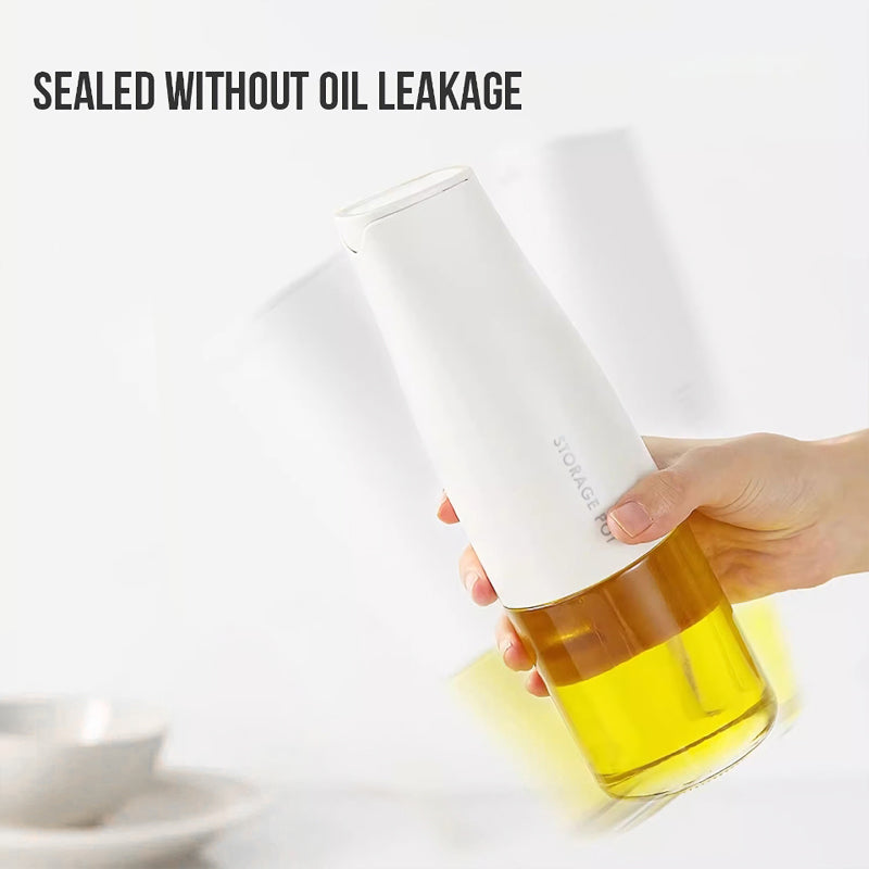 Automatic Leak-Proof Glass Oil Pot