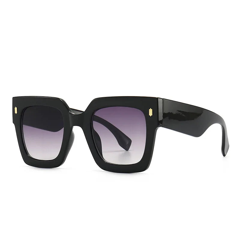 Retro Square Frame Cat Eye Sunglasses