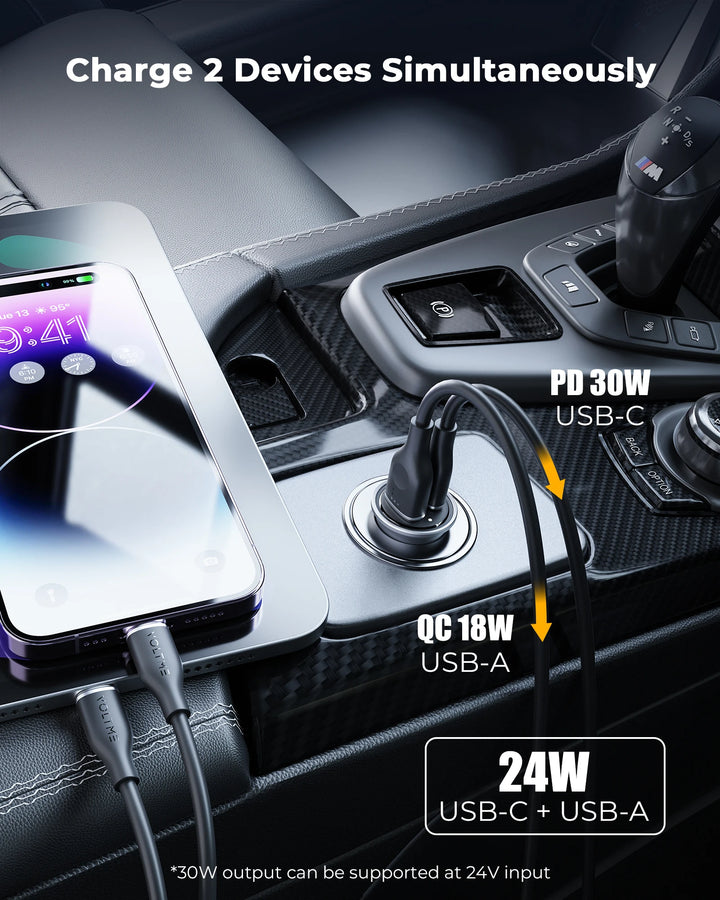 Fast and Reliable Charging with the VOLTME 30W PD USB C Car Charger