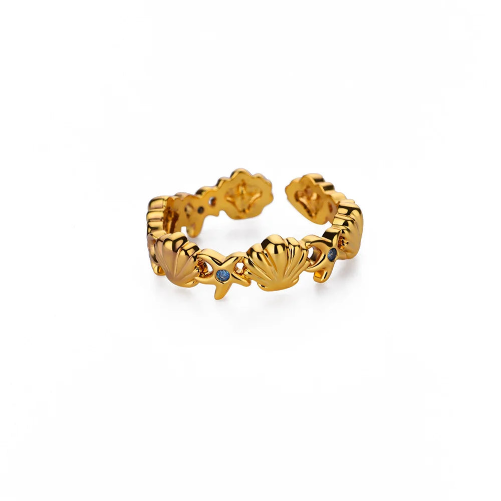 Cubic Zirconia Turtle Ring