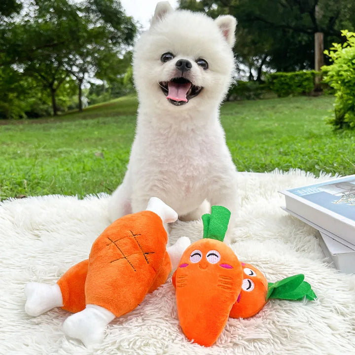 Plush Squeaky Dog Chew Toys