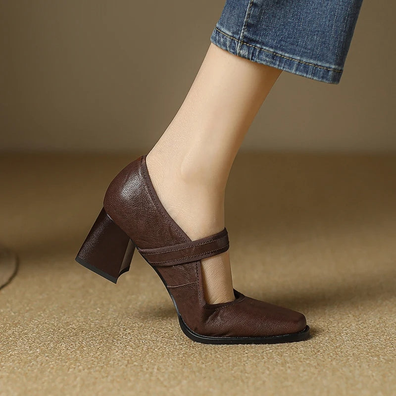 Elegant Autumn Mary Jane Pumps