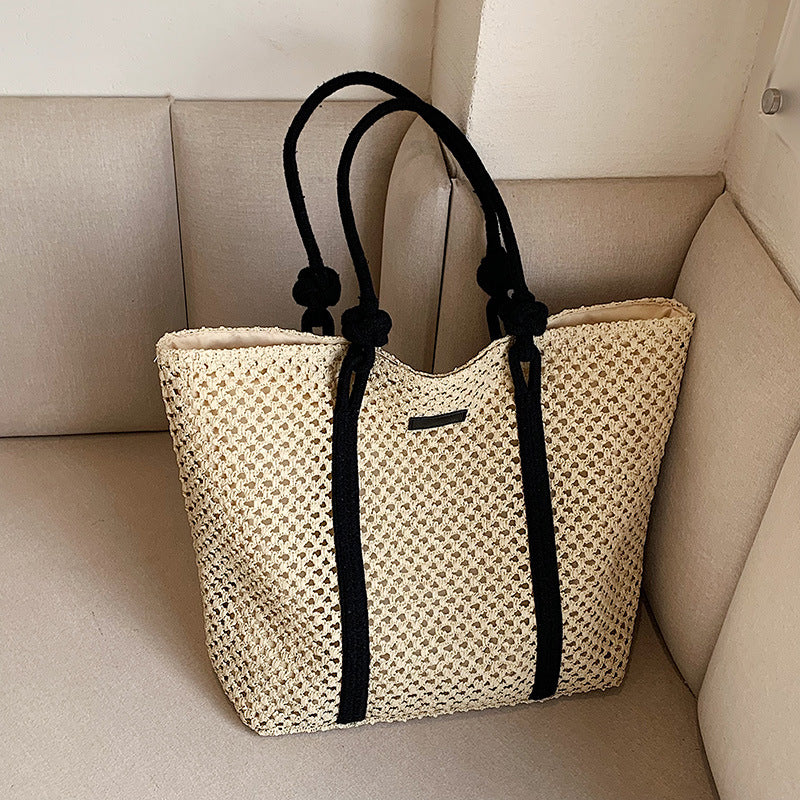 Casual Large Capacity Straw Beach Tote