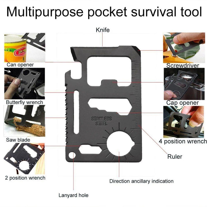 Ultimate Outdoor Survival Kit: 15-in-1 Tactical & First Aid Equipment for Camping and Adventure