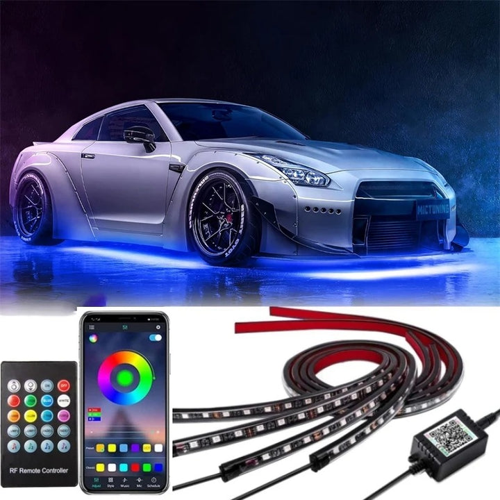 Car Underglow Neon Accent LED Strip Light Kit