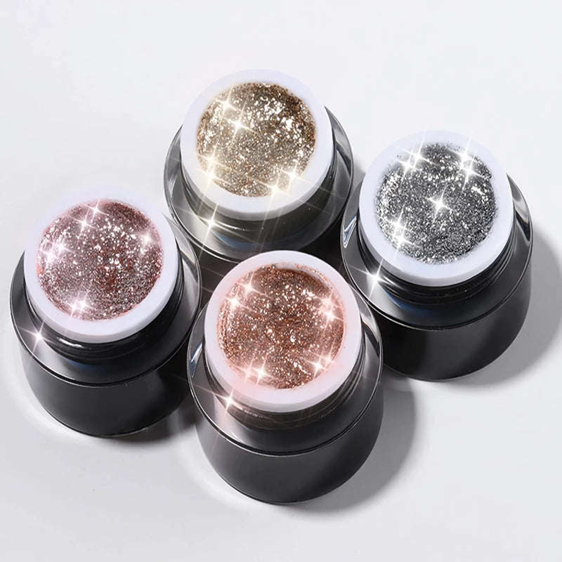 High Flash Glitter Gel Nail Polish Set