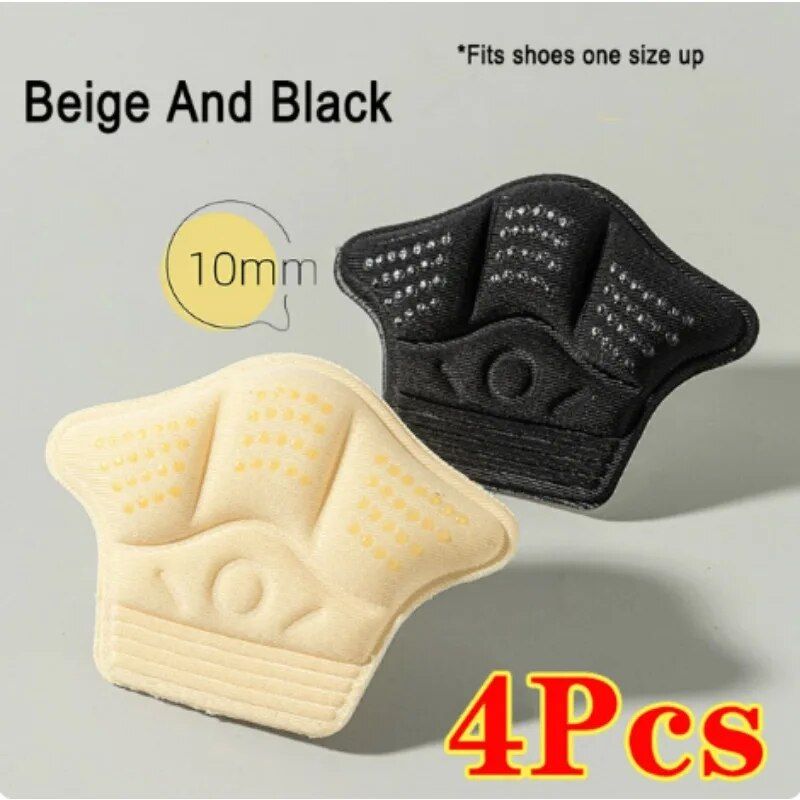 Adjustable Heel Protectors & Size Adjusting Insole Pads (4Pcs)