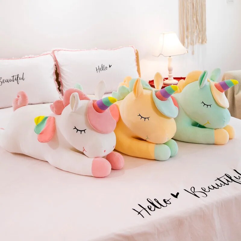 Adorable Cartoon Unicorn Plush Toy - Perfect for Magical Cuddles!