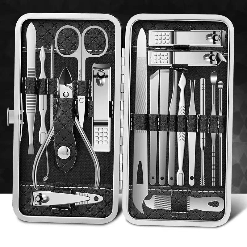 19-Piece Professional Nail Clipper and Grooming Set