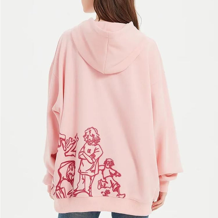 Harajuku Anime Streetwear Hoodie