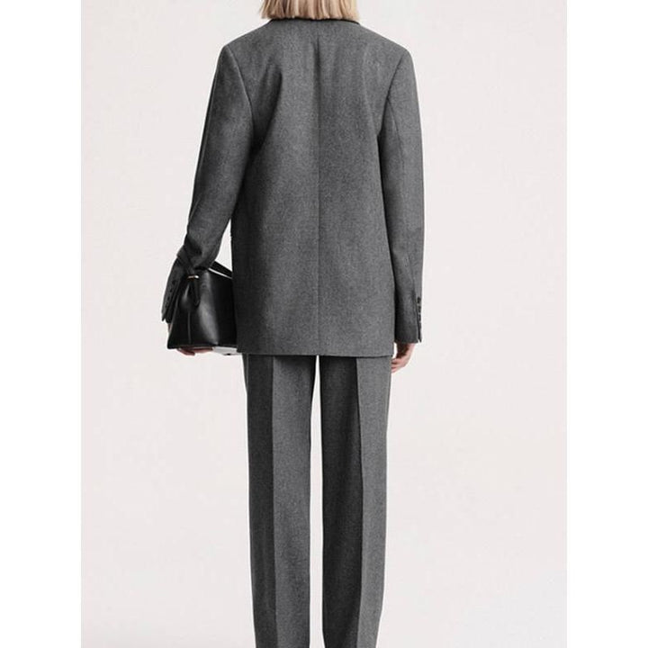 Elegant Women's Woolen Blazer