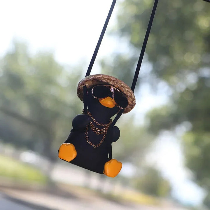 Cute Swinging Duck Car Ornament