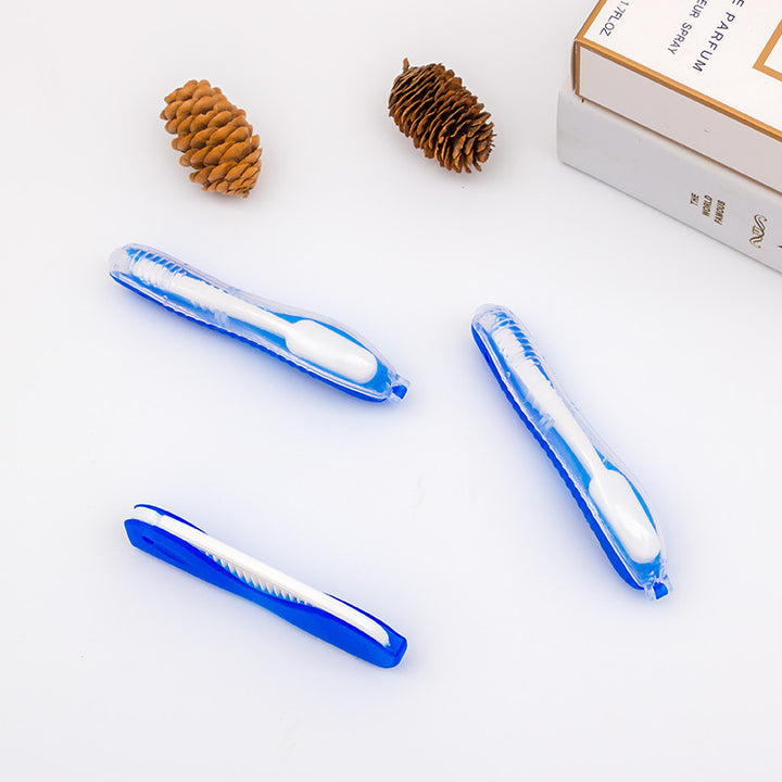 Portable Foldable Travel Toothbrush for Camping and Hiking