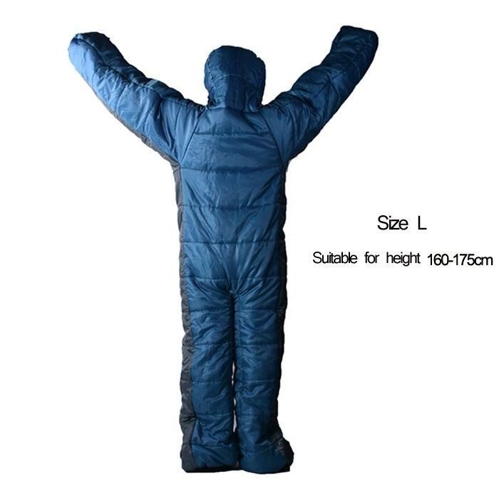 Versatile 3-Season Humanoid Sleeping Bag for Outdoor Enthusiasts