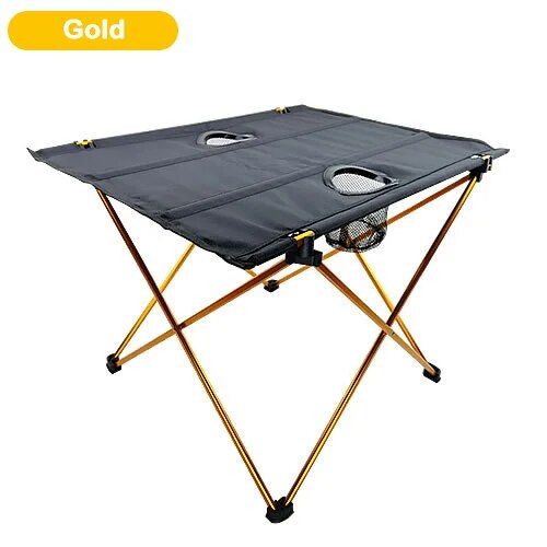 Ultra-Light Folding Outdoor Picnic Table Set with Aluminum Alloy Frame