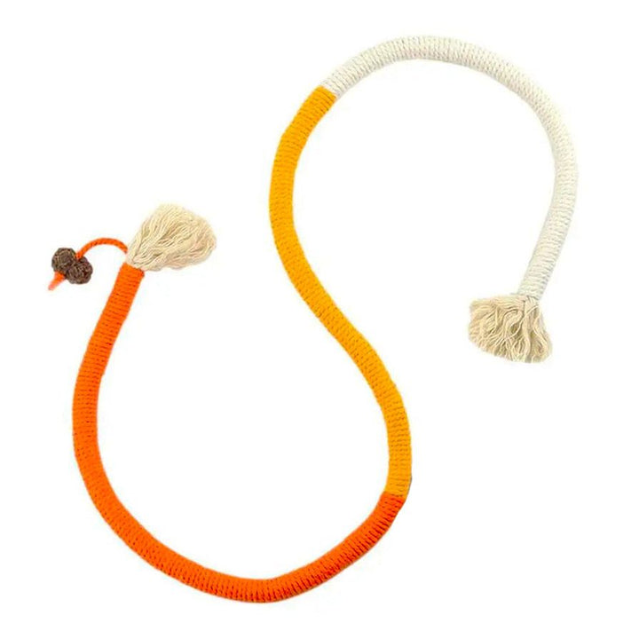 Interactive Cotton Rope Cat Teaser Toy Durable & Catnip-Scented