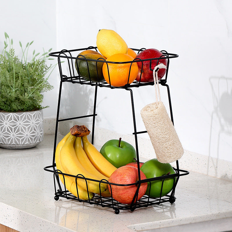 Iron Art Snack Fruit Basket Storage Basket Minimalist