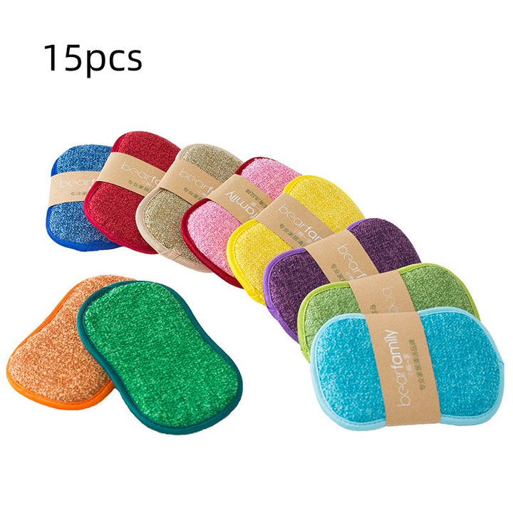 Magic Microfiber Dual Action Scrubbing Cleaning Sponge