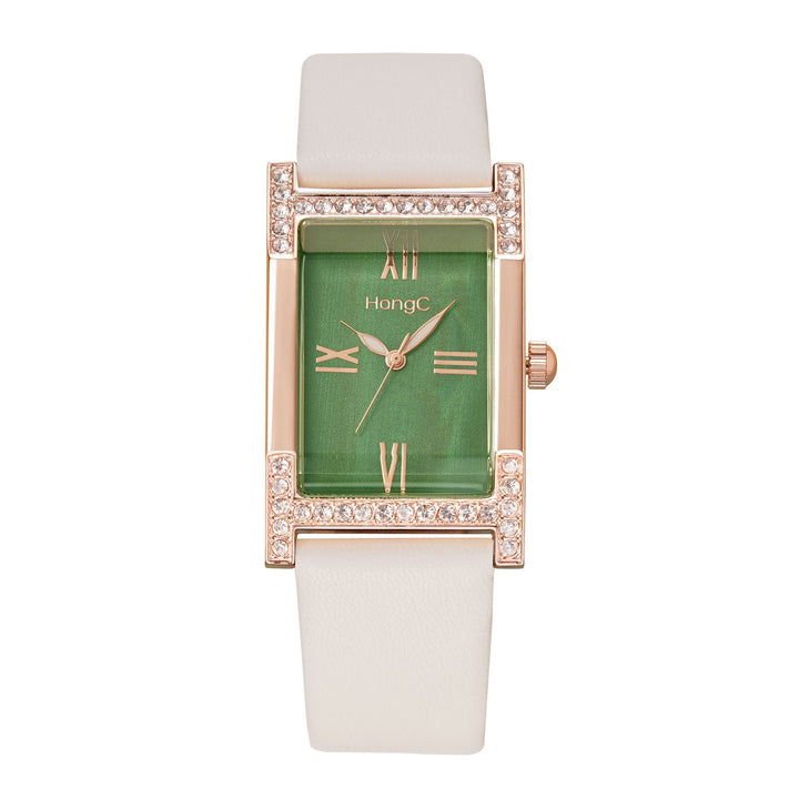 British Retro Square Plate Watch Female Simple Student Korean Version